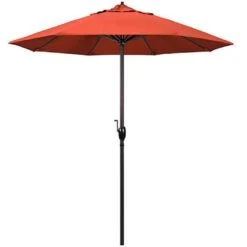 7.5 Ft Umbrella - Red 24 7.5 Ft Umbrella - Red -AquaDream Pools 2 ft AutoTilt Patio Umbrella 10