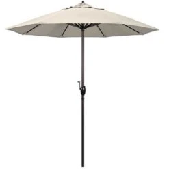 7.5 Ft Umbrella - Beige -AquaDream Pools 2 ft AutoTilt Patio Umbrella 20