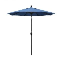 7 1/2 Ft Market Umbrella With Black Aluminum Pole -AquaDream Pools 2 ft Market Umbrella with Black Aluminum Pole 10