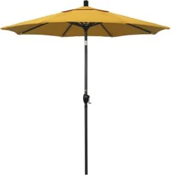 7 1/2 Ft Market Umbrella With Black Aluminum Pole -AquaDream Pools 2 ft Market Umbrella with Black Aluminum Pole 12