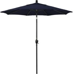 7 1/2 Ft Market Umbrella With Black Aluminum Pole -AquaDream Pools 2 ft Market Umbrella with Black Aluminum Pole 15