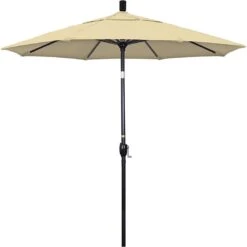 7 1/2 Ft Market Umbrella With Black Aluminum Pole -AquaDream Pools 2 ft Market Umbrella with Black Aluminum Pole 17
