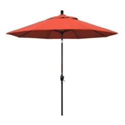 7 1/2 Ft Market Umbrella With Black Aluminum Pole -AquaDream Pools 2 ft Market Umbrella with Black Aluminum Pole 19