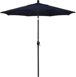 7 1/2 Ft Market Umbrella With Black Aluminum Pole -AquaDream Pools 2 ft Market Umbrella with Black Aluminum Pole 3