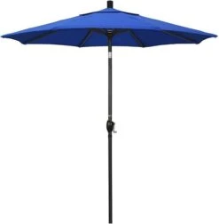 7 1/2 Ft Market Umbrella With Black Aluminum Pole -AquaDream Pools 2 ft Market Umbrella with Black Aluminum Pole 6