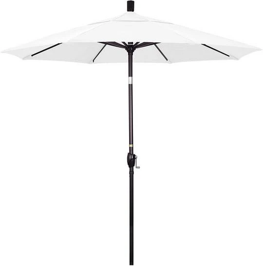 7.5 Ft Market Umbrella Bronze/Red 12 7.5 Ft Market Umbrella Bronze/Red - Image 10