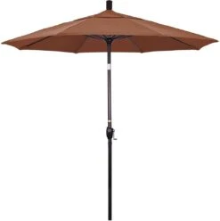7.5 Ft Market Umbrella Bronze/Red 39 7.5 Ft Market Umbrella Bronze/Red -AquaDream Pools 2 ft Market Umbrella with Bronze Aluminum Pole 197