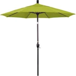 7 1/2 Ft Market Umbrella With Bronze Aluminum Pole 30 7 1/2 Ft Market Umbrella With Bronze Aluminum Pole -AquaDream Pools 2 ft Market Umbrella with Bronze Aluminum Pole 28