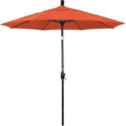 7 1/2 Ft Market Umbrella With Bronze Aluminum Pole 35 7 1/2 Ft Market Umbrella With Bronze Aluminum Pole -AquaDream Pools 2 ft Market Umbrella with Bronze Aluminum Pole 33