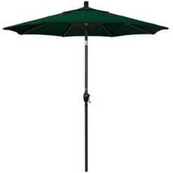7 1/2 Ft Push Button Tilt Patio Umbrella In Sunbrella Fabric -AquaDream Pools 2 ft Push Button Tilt Patio Umbrella in Sunbrella Fabric 3