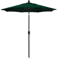 7 1/2 Ft Push Button Tilt Patio Umbrella In Sunbrella Fabric -AquaDream Pools 2 ft Push Button Tilt Patio Umbrella in Sunbrella Fabric 9