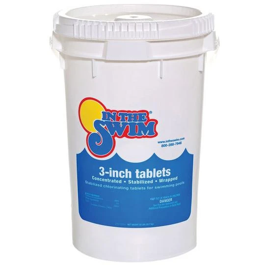 In The Swim - 3 Inch Chlorine Tablets - 50 Lbs 3 In The Swim - 3 Inch Chlorine Tablets - 50 Lbs
