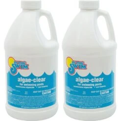 In The Swim - Algae-Clear Algaecide + Clarifier, 2 X 1/2 Gallons 9 In The Swim - Algae-Clear Algaecide + Clarifier, 2 X 1/2 Gallons -AquaDream Pools Algae Clear Algaecide 7