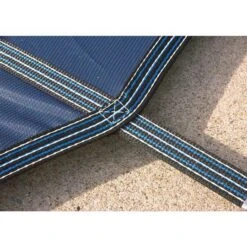 Hinspergers - Aqua Master 16 X 32 Rectangle With Center End Step Solid Safety Cover, Blue -AquaDream Pools Aqua Master 16 x 32 Rectangle with Center End Step Solid Safety Cover Blue 2