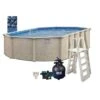 Cascade 12'x24' X 52" Oval Above Ground Pool Package 2 Cascade 12'x24' X 52" Oval Above Ground Pool Package -AquaDream Pools Cascade 12x24 x 52 Oval Above Ground Pool Package