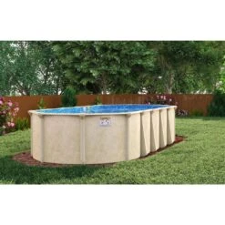 Cascade 16'x32' X 52" Oval Above Ground Pool Package -AquaDream Pools Cascade 16x32 x 52 Oval Above Ground Pool Package 8