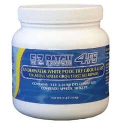 EZ Products - E-Z Patch 4FS Fast Set White Pool Tile Grout Repair -AquaDream Pools E Z Patch 4FS Fast Set White Pool Tile Grout Repair 1