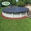 Economy 16' X 25' Oval Winter Pool Cover With 45 Cover Clips -AquaDream Pools Economy 16 x 25 Oval Winter Pool Cover with 45 Cover Clips
