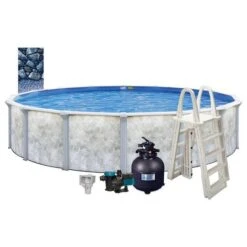 Eden 15' X 52" Round Above Ground Pool Package