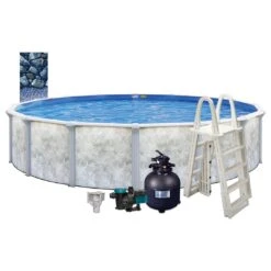 Eden 15' X 52" Round Above Ground Pool Package -AquaDream Pools Eden 15 x 52 Round Above Ground Pool Package 6