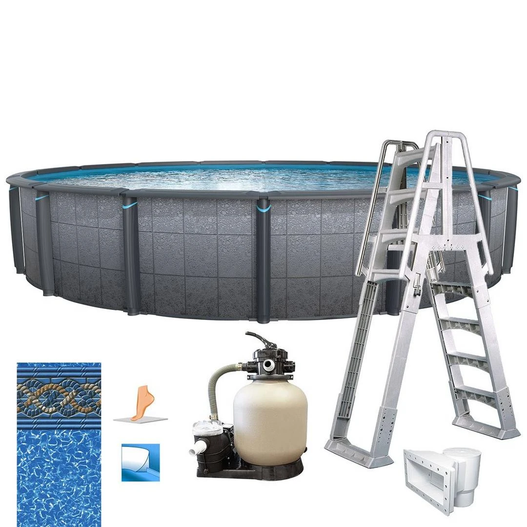Edge 18' X 52" Round Above Ground Pool Package 8 Edge 18' X 52" Round Above Ground Pool Package - Image 6