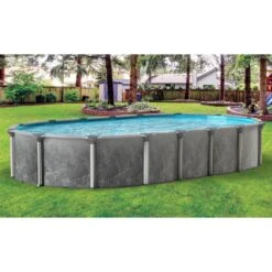 Emotion 18'x33' X 52" Oval Above Ground Pool Package -AquaDream Pools Emotion 18x33 x 52 Oval Above Ground Pool Package 7