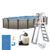 Epic 12'x18' X 52" Oval Above Ground Pool Package -AquaDream Pools Epic 12x18 x 52 Oval Above Ground Pool Package