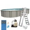 Excursion 15'x26' X 54" Oval Above Ground Pool Package -AquaDream Pools Excursion 15x26 x 54 Oval Above Ground Pool Package