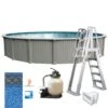 Excursion 18' X 54" Round Above Ground Pool Package 1 Excursion 18' X 54" Round Above Ground Pool Package -AquaDream Pools Excursion 18 x 54 Round Above Ground Pool Package