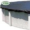 Fine Mesh 16' X 25' Oval Winter Pool Cover With 45 Cover Clips -AquaDream Pools Fine Mesh Winter Pool Cover 16x25 ft Oval