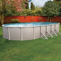 Freestyle 12'x24' X 52" Oval Above Ground Pool Package -AquaDream Pools Freestyle 12x24 x 52 Oval Above Ground Pool Package 2