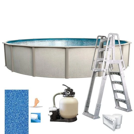 Freestyle 24' X 52" Round Above Ground Pool Package 3 Freestyle 24' X 52" Round Above Ground Pool Package