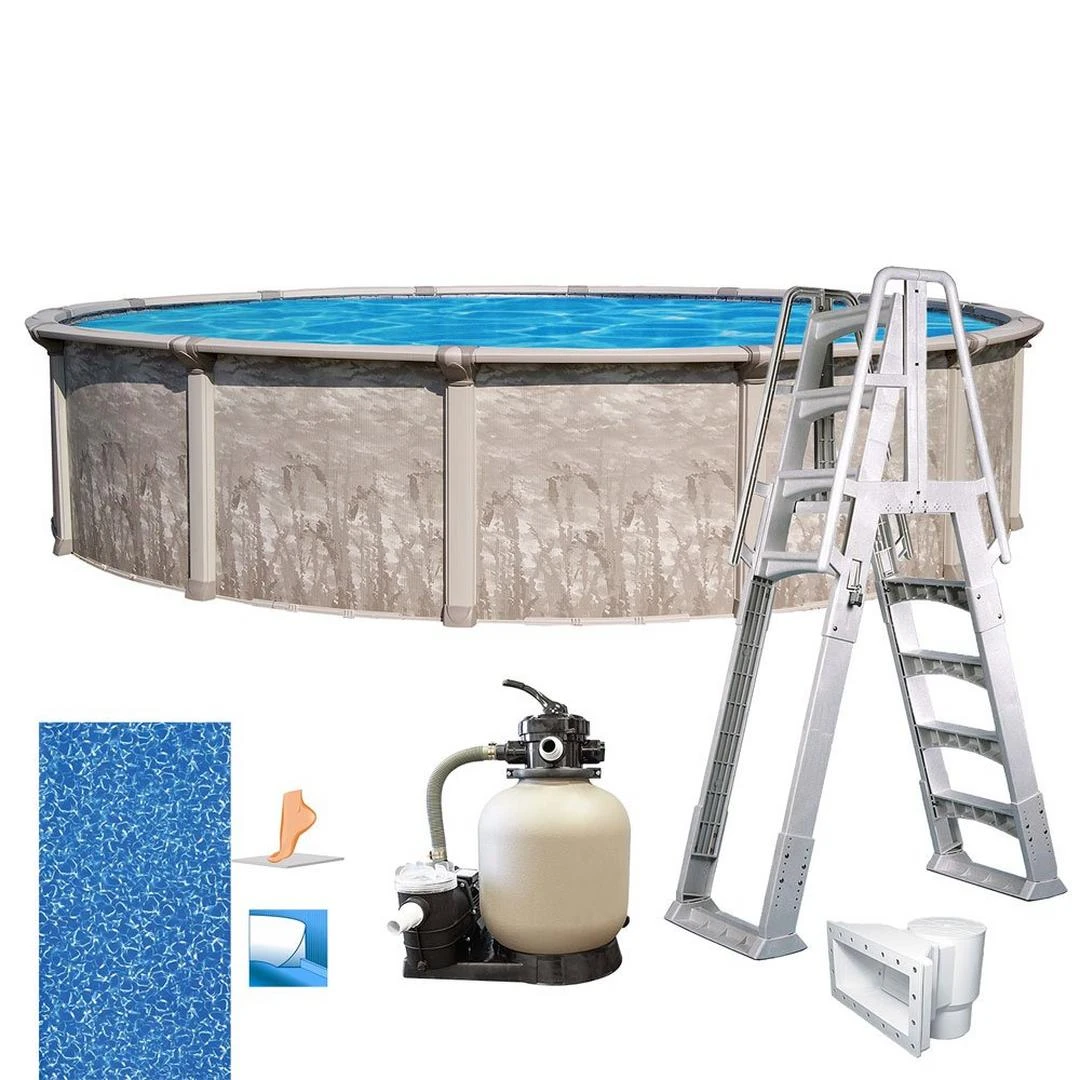 Marina 15' X 52" Round Above Ground Pool Package 8 Marina 15' X 52" Round Above Ground Pool Package - Image 6