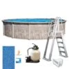 Marina 27' X 52" Round Above Ground Pool Package -AquaDream Pools Marina 27 x 52 Round Above Ground Pool Package