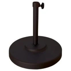 California Umbrella - Classic 50 Lb. Umbrella Base Stand, Bronze 8 California Umbrella - Classic 50 Lb. Umbrella Base Stand, Bronze -AquaDream Pools Metal Umbrella Base Black or Bronze Cast Iron Bases For Umbrellas 6