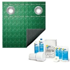 Polar Plus 12-Year 28' Round Winter Pool Cover With Pool Closing Kit Up To 35,000 Gallons Bundle