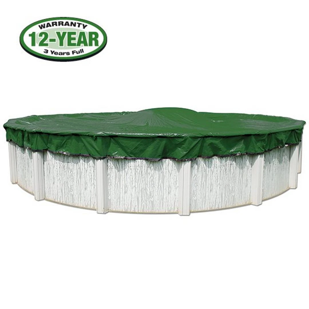 Polar Plus 21' X 41' Oval Winter Pool Cover With 55 Cover Clips 4 Polar Plus 21' X 41' Oval Winter Pool Cover With 55 Cover Clips - Image 2