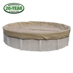 New Products -AquaDream Pools Polar Protector 18 Round Winter Pool Cover with 30 Cover Clips 1