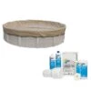 Polar Protector 20-Year 18' Round Winter Pool Cover With Pool Closing Kit Up To 15,000 Gallons Bundle -AquaDream Pools Polar Protector 20 Year 18 Round Winter Pool Cover with Pool Closing Kit up to 15000 Gallons Bundle