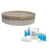 Polar Protector 20-Year 28' Round Winter Pool Cover With Pool Closing Kit Up To 35,000 Gallons Bundle 2 Polar Protector 20-Year 28' Round Winter Pool Cover With Pool Closing Kit Up To 35,000 Gallons Bundle -AquaDream Pools Polar Protector 20 Year 28 Round Winter Pool Cover with Pool Closing Kit up to 35000 Gallons Bundle