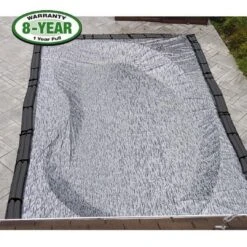 Micro Mesh 16' X 36' Rectangle Winter Pool Cover, 8 Year Warranty -AquaDream Pools Rectangle Micro Mesh Inground Winter Pool Cover 8 Year Warranty 3