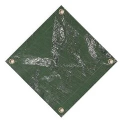 Midwest Canvas - 12' X 20' Rectangle Winter Pool Cover, 12 Year Warranty, Green