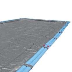 Midwest Canvas - Rectangle Winter Pool Cover, 16 Year Warranty, Silver -AquaDream Pools Rectangle Winter Pool Cover 16 Year Warranty Silver 17