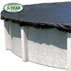 New Products -AquaDream Pools Round Fine Mesh Above Ground Winter Pool Cover 3 Year Warranty 5