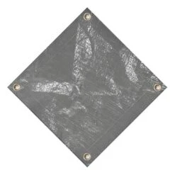 Midwest Canvas - 12' Round Winter Pool Cover, 16 Year Warranty, Silver -AquaDream Pools Round Winter Pool Cover 16 Year Warranty Silver 15