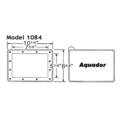 Aquador - Skimmer Faceplate And Lid For Hayward In-Ground Pool Skimmer 12 Aquador - Skimmer Faceplate And Lid For Hayward In-Ground Pool Skimmer -AquaDream Pools Skimmer Faceplate and Lid for Hayward In Ground Pool Skimmer 4
