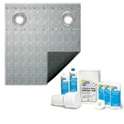 New Products -AquaDream Pools Super Polar Plus 16 Year 28 Round Winter Pool Cover with Pool Closing Kit up to 35000 Gallons Bundle 1