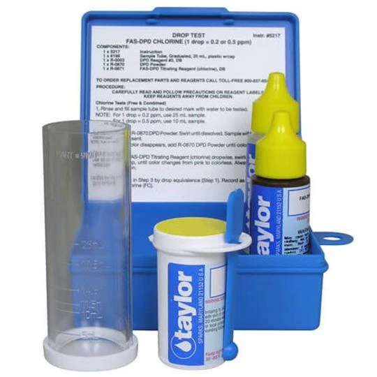 Taylor Technologies - Taylor FAS-DPD Chlorine Drop Test Kit K-1515-A 3 Taylor Technologies - Taylor FAS-DPD Chlorine Drop Test Kit K-1515-A