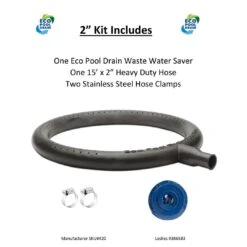 Eco Pool Drain - Waste Water Saver 2" Hose Kit -AquaDream Pools Waste Water Saver 2 Hose Kit 10