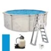 Weekender II 15' Round 52" Tall Above Ground Pool Package -AquaDream Pools Weekender II 52 Tall Round Above Ground Pool Package 8